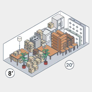 8x20 Storage Unit